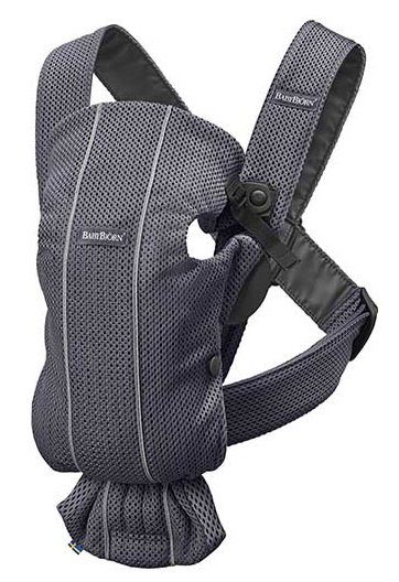 Marsupiu anatomic BabyBjorn Mini Anthracite